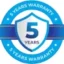 Warranty up to 5 years